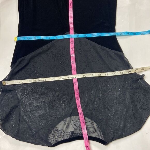 Vintage Connected Velvet Woman Dress Size 6 - Picture 8 of 12